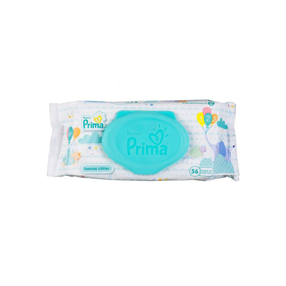 دستمال مرطوب نوزاد پمپرز پریما «Pampers Prima»