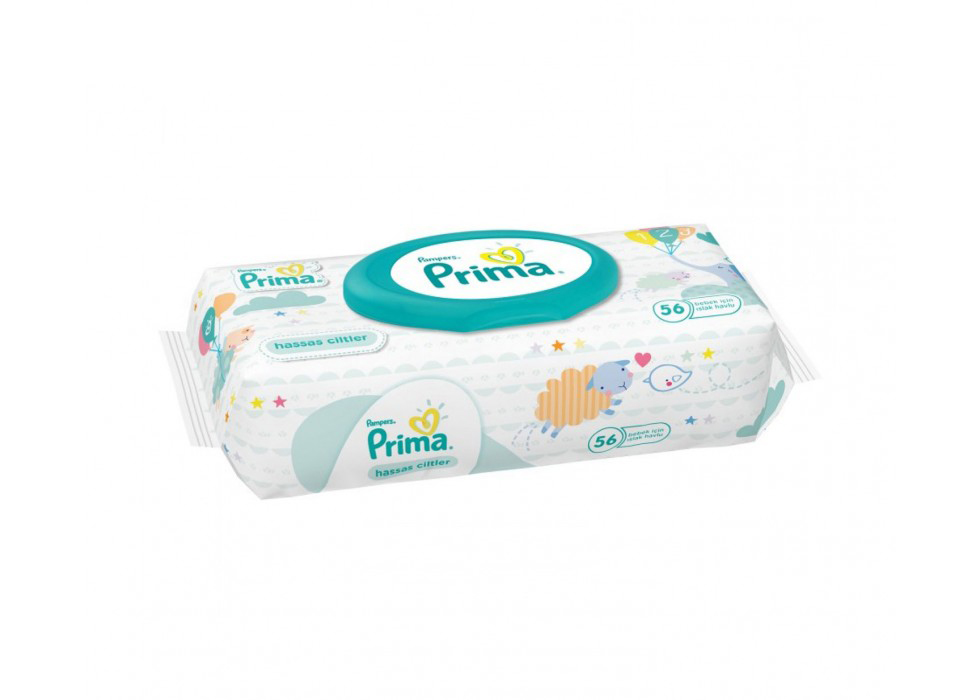 دستمال مرطوب نوزاد پمپرز پریما «Pampers Prima»