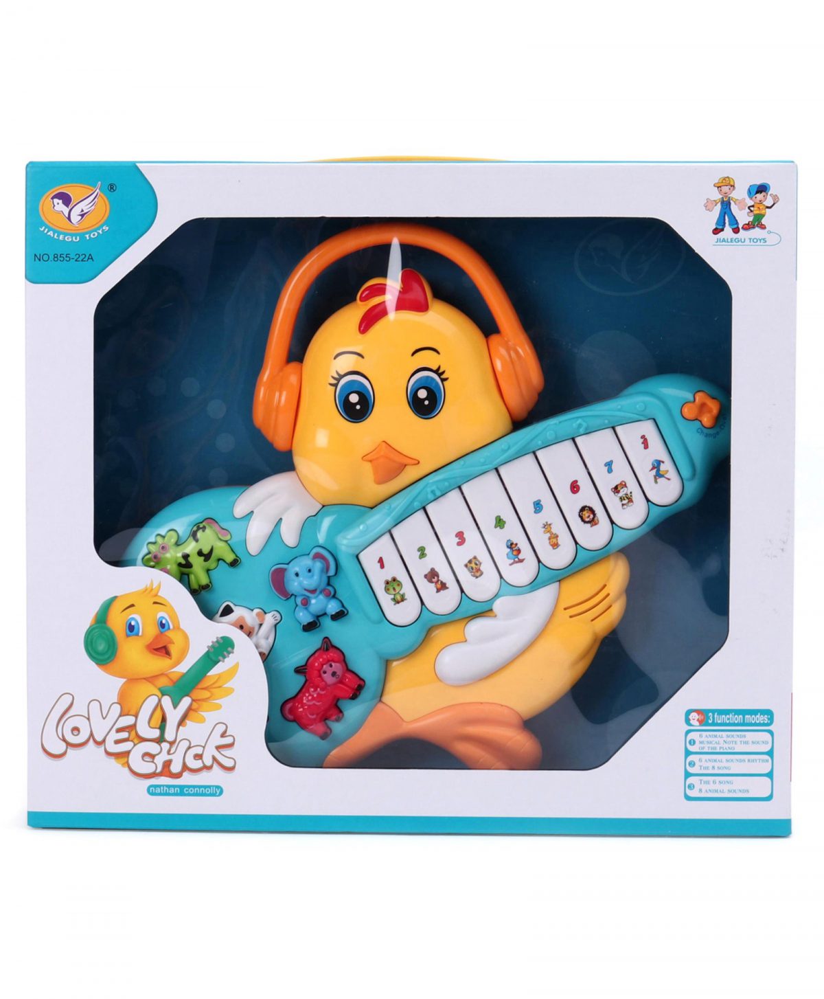 پيانو حيوانات بزرگ طرح جوجه JIALEGU TOYS