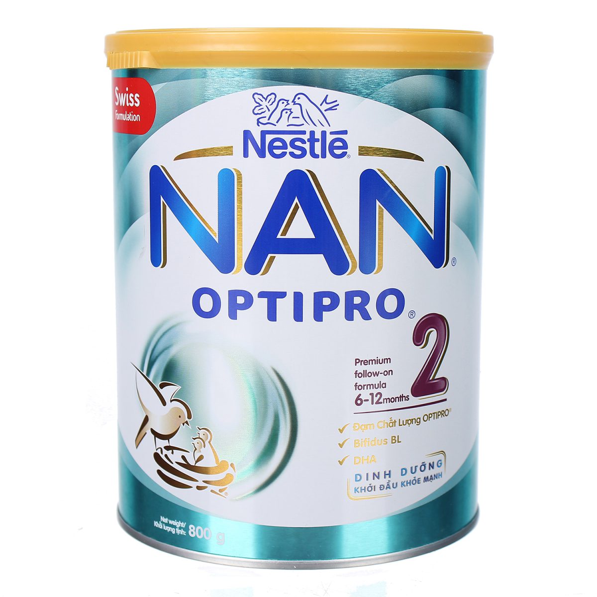 شیر خشک نان اپتی پرو NAN OPTIPRO شماره 2– ۸۰۰ گرمی
